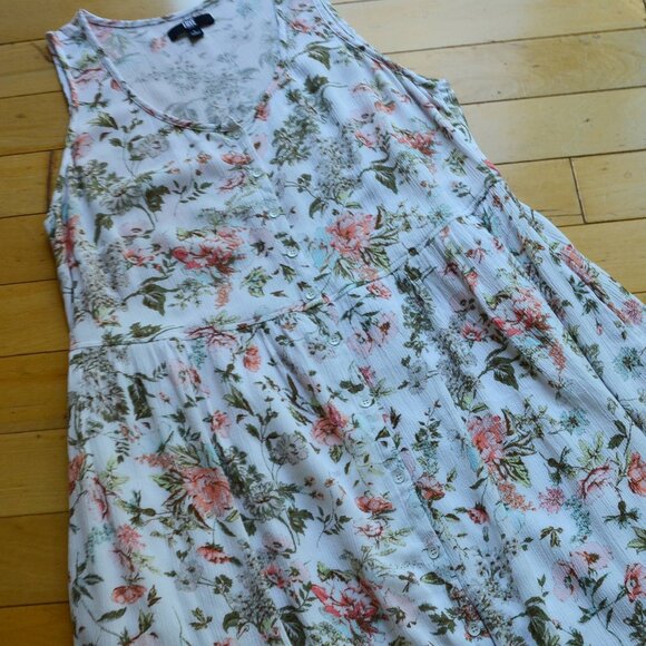 Frye Women's Button Front Midi Dress Size L - Picture 5 of 14